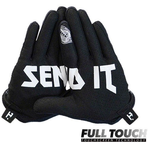 Vented Gloves - Topo Map Black