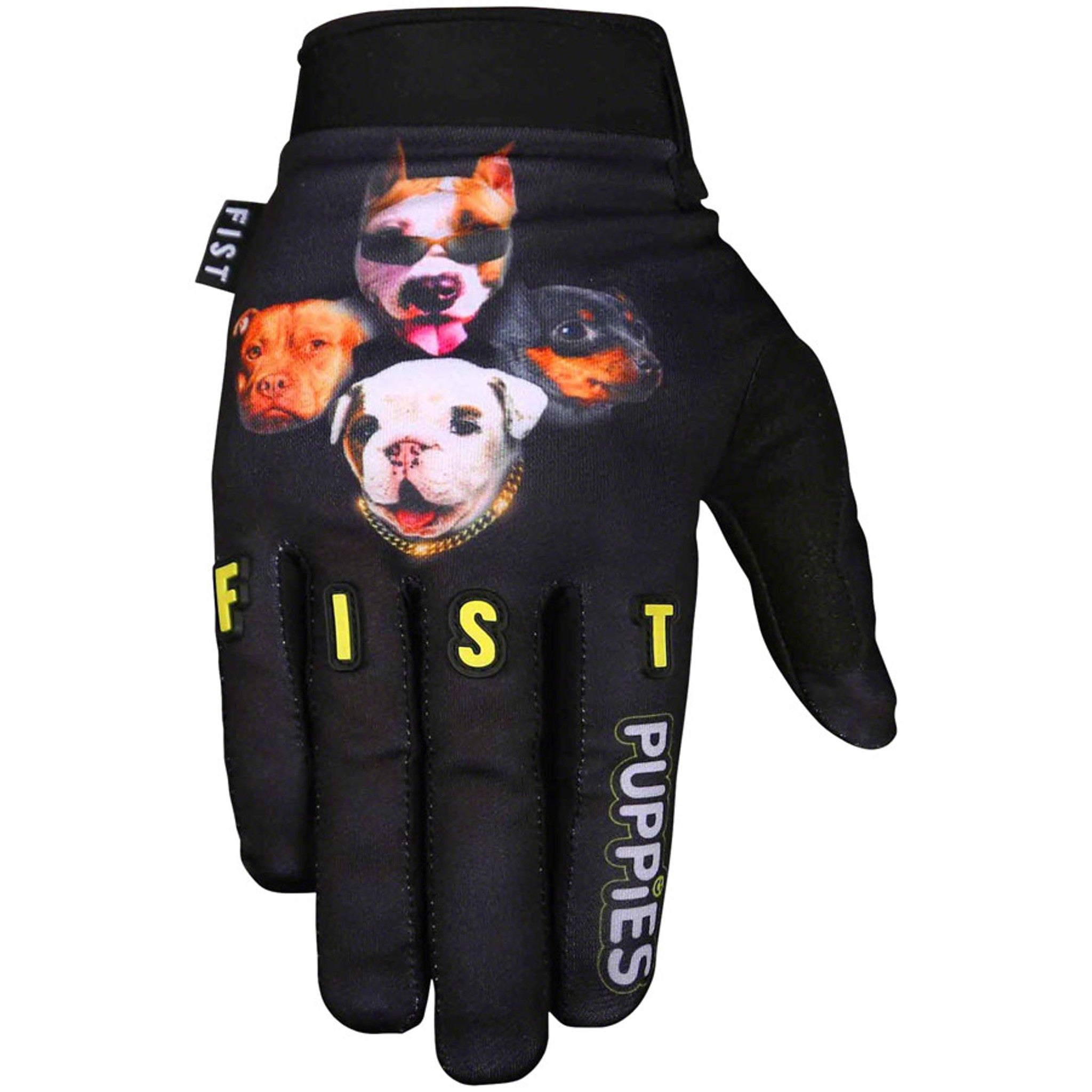 Puppies Make Me Happy Glove - Multi-Color, Full Finger, 2X-Small
