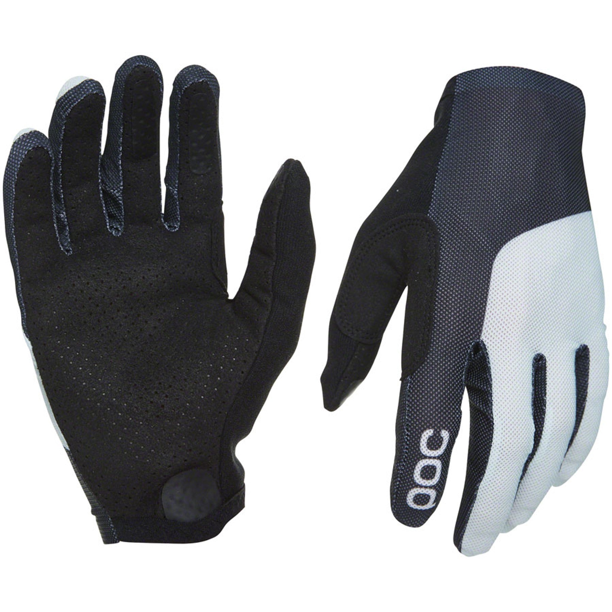 Essential Mesh Gloves - Black/Oxolane Gray, Full Finger, Men's, Small