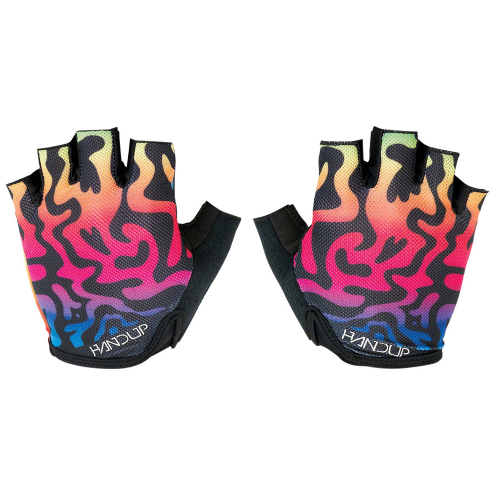 Shorties Gloves - Funky Fade, Short Finger, Large
