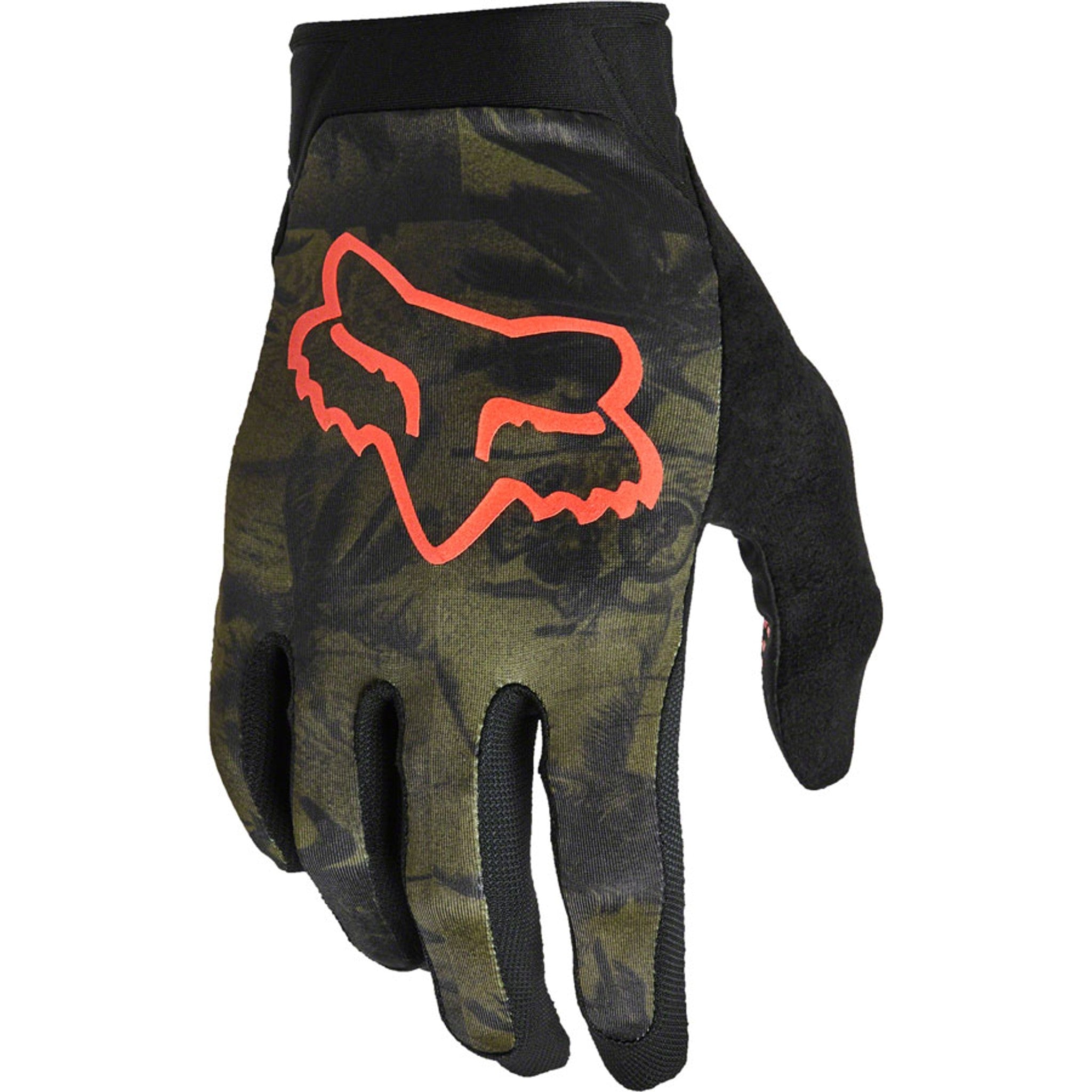 Flexair Ascent Glove - Olive Green, Full Finger, Small