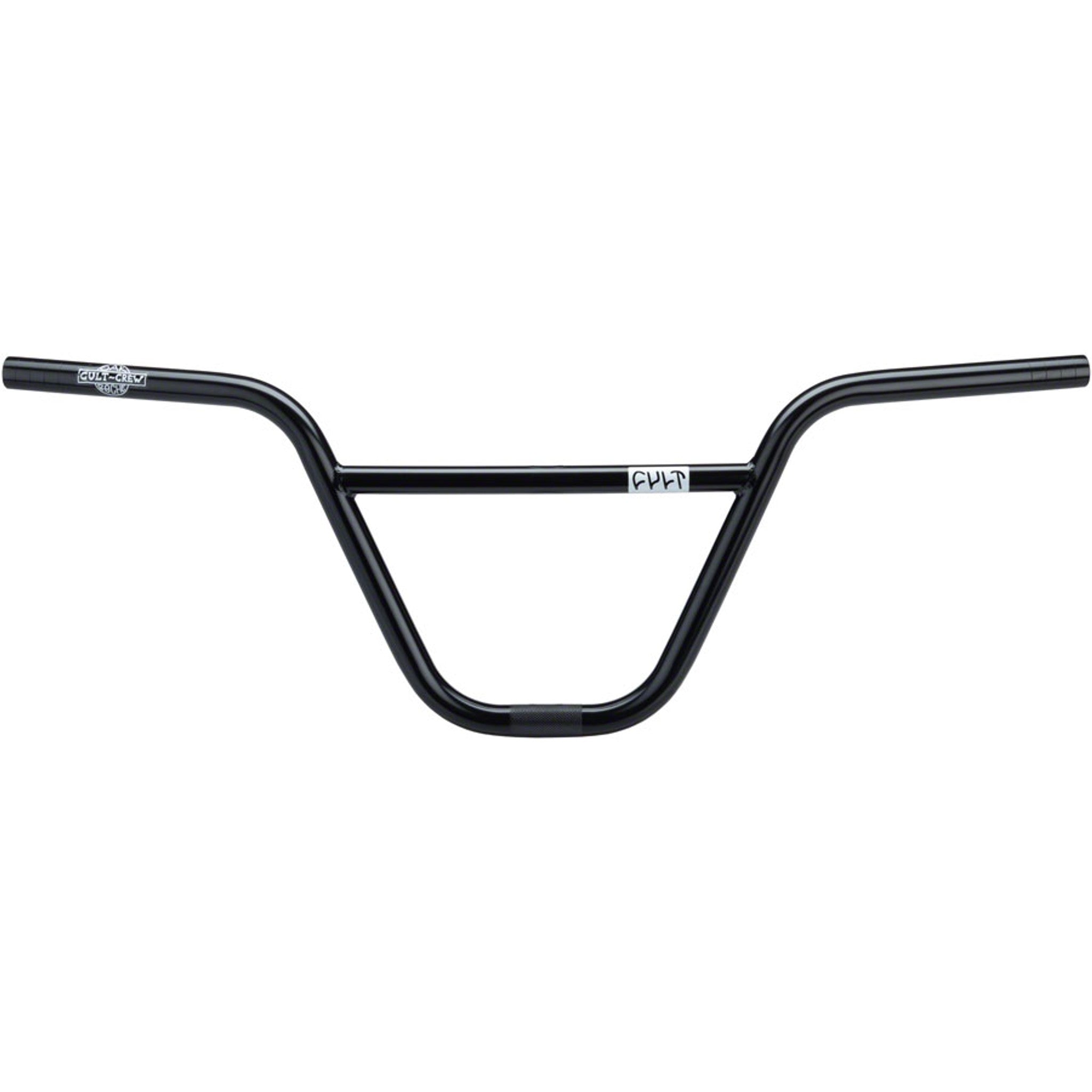 Dak BMX Handlebar - 9.5", Black, 25.4"