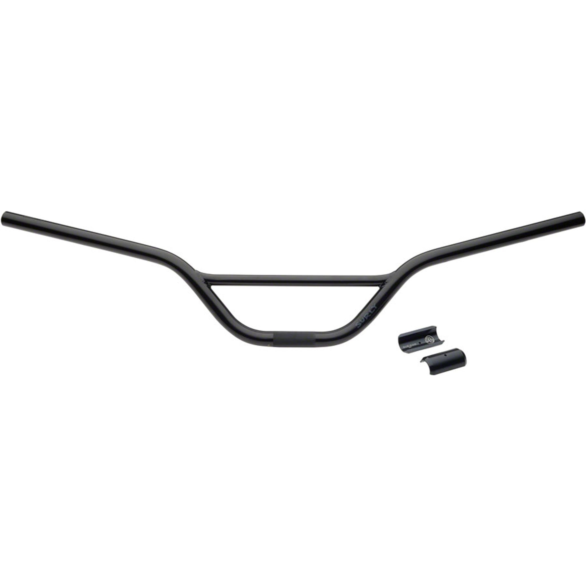 Surly Sunset Bar Handlebar - 22.2mm Clamp, 820mm Width, 110mm Rise, Chromoly, Black