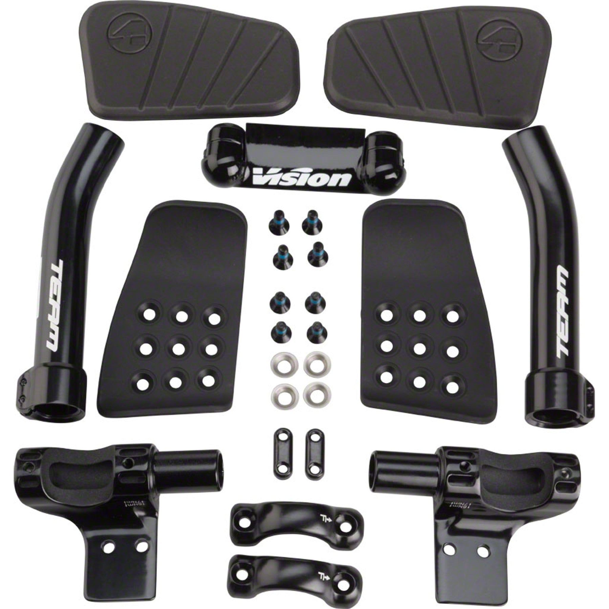 Vision Team Mini Clip On Aero Bars Black