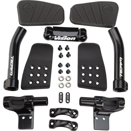 Vision Team Mini Clip On Aero Bars Black