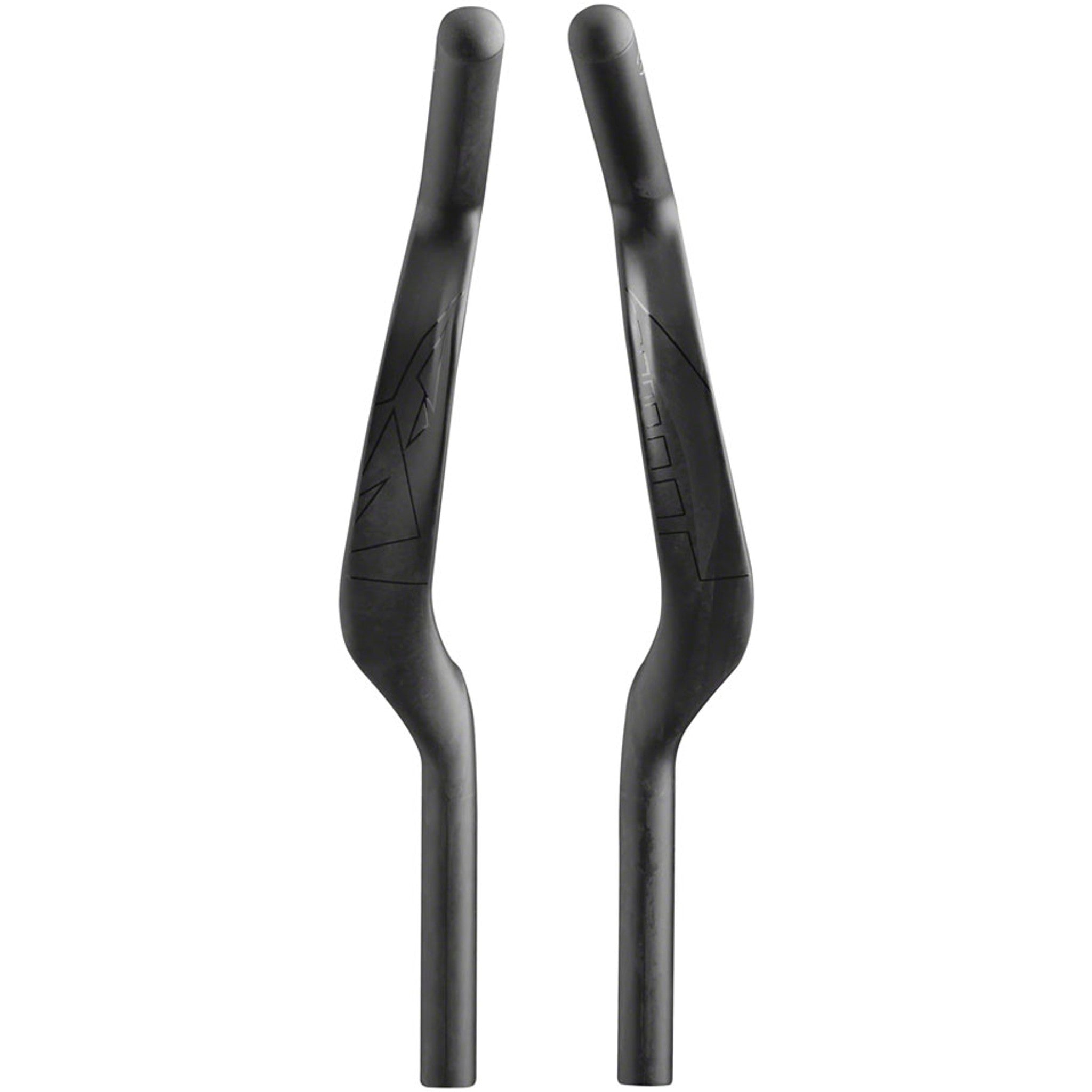 52 ASC Carbon Aerobar Extensions - Carbon, 400mm, Black