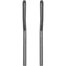 26a Aluminum Aerobar Extensions - Aluminum, 400mm, Black