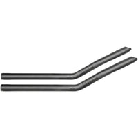 26a Aluminum Aerobar Extensions - Aluminum, 400mm, Black