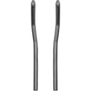 39a Aluminum Aerobar Extensions - Aluminum, 400mm, Black