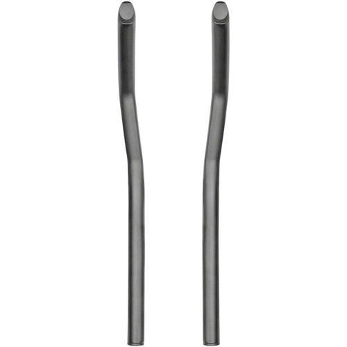 39a Aluminum Aerobar Extensions - Aluminum, 400mm, Black
