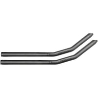 39a Aluminum Aerobar Extensions - Aluminum, 400mm, Black