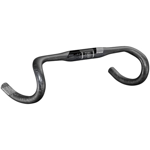 FSA SL-K Compact Handlebar, 31.8mm Clamp Diameter, 360mm Width, ACR Internal Routing Compatible – Carbon