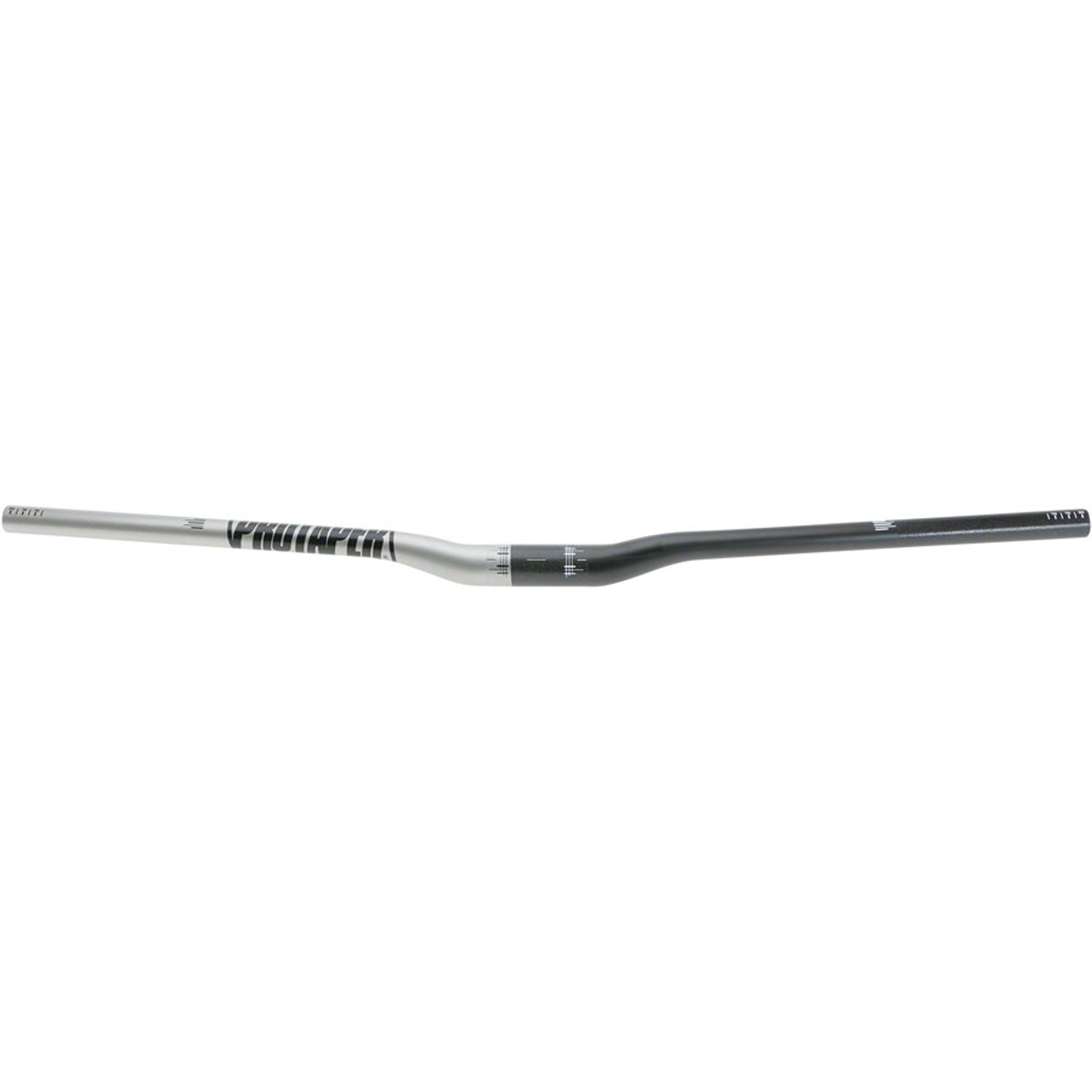 Carbon Handlebar - 810mm, 1/2" Rise, 31.8mm, 8d Bend, Team Stealth Black