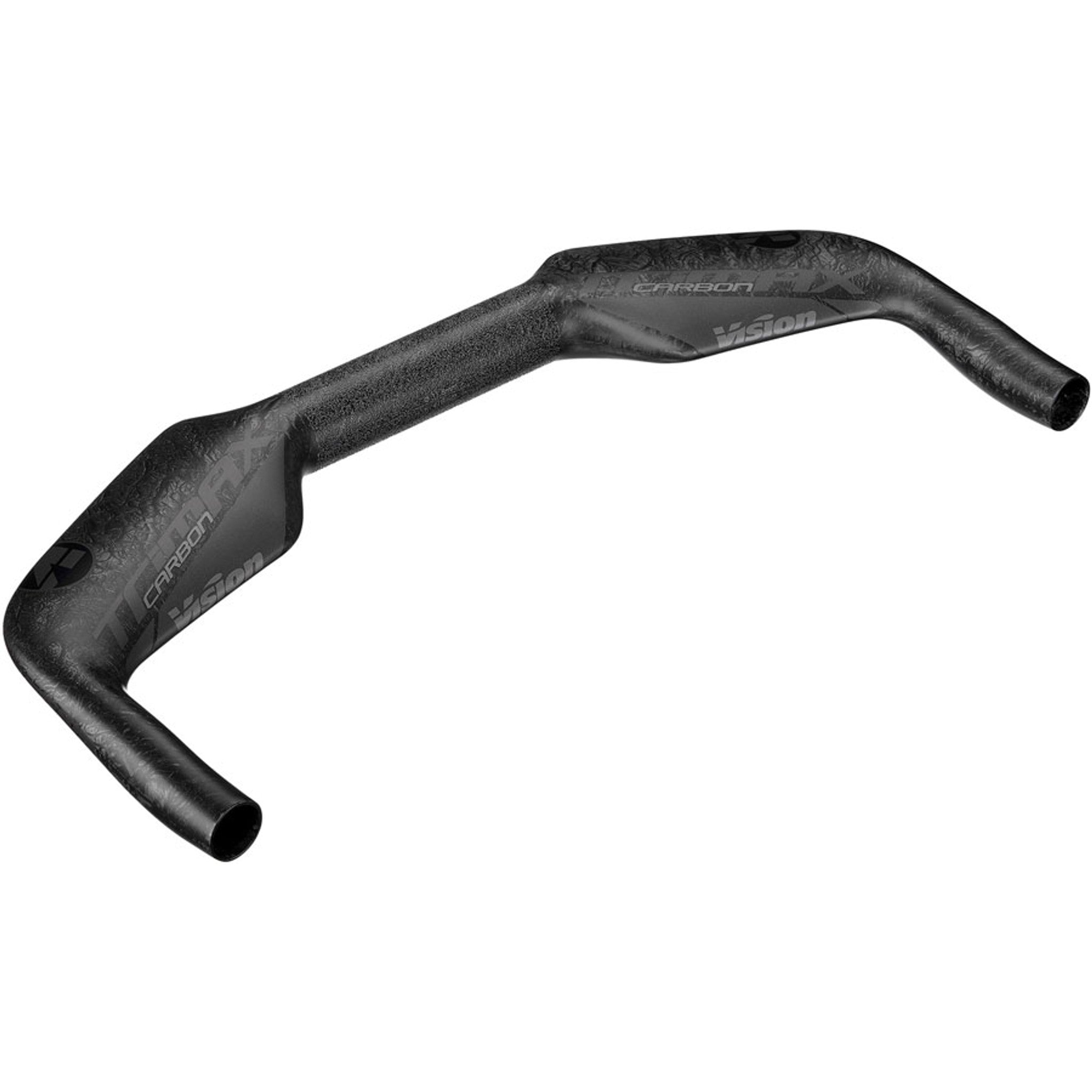 Vision TriMax Carbon OS Base Bar, 31.8mm Clamp Diameter, 410mm Width, Aero Base Bar Profile – Carbon