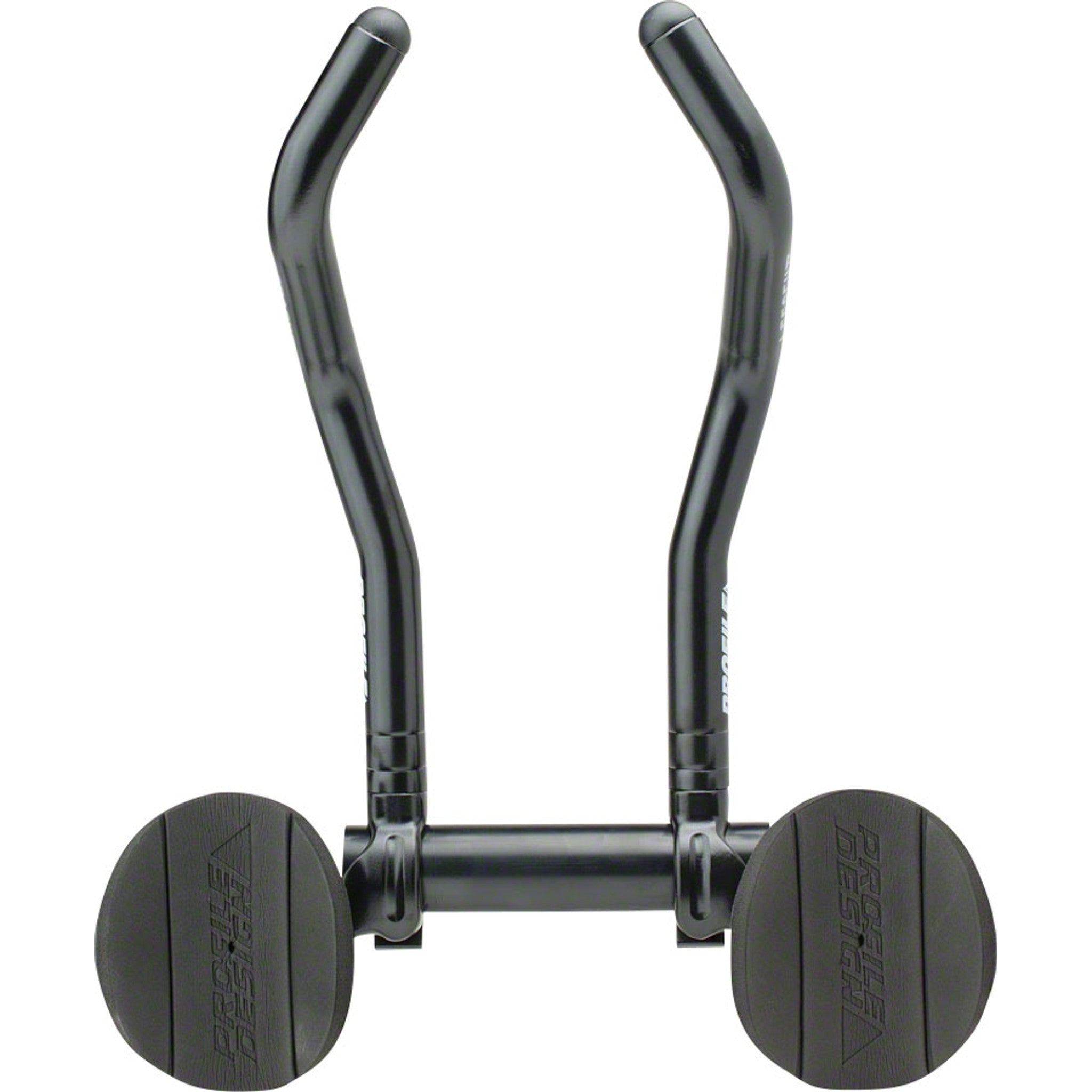 Legacy II Aluminum Aerobar: with ZB Bracket and Venturi Armrest, Matte Black