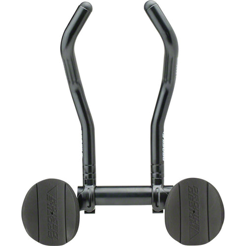 Legacy II Aluminum Aerobar: with ZB Bracket and Venturi Armrest, Matte Black