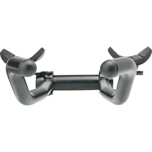 Legacy II Aluminum Aerobar: with ZB Bracket and Venturi Armrest, Matte Black