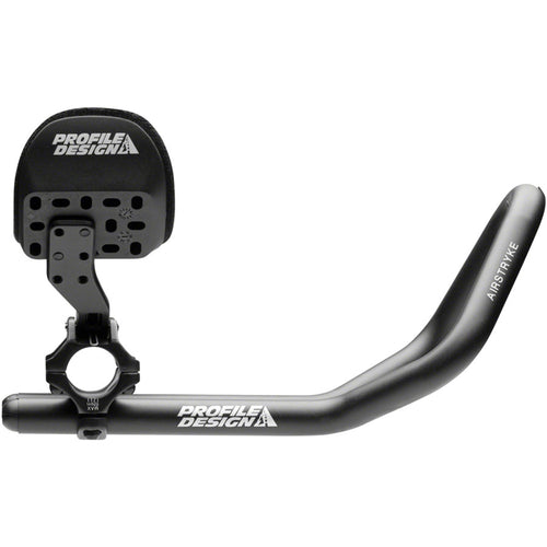 Airstryke II Aluminum Aerobar: Ergo Armrest, L2 Flip-Up Bracket, Matte Black