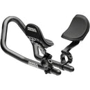 Airstryke II Aluminum Aerobar: Ergo Armrest, L2 Flip-Up Bracket, Matte Black