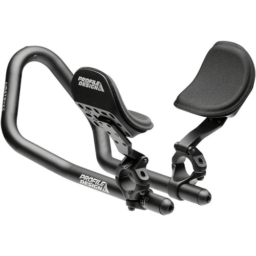 Airstryke II Aluminum Aerobar: Ergo Armrest, L2 Flip-Up Bracket, Matte Black