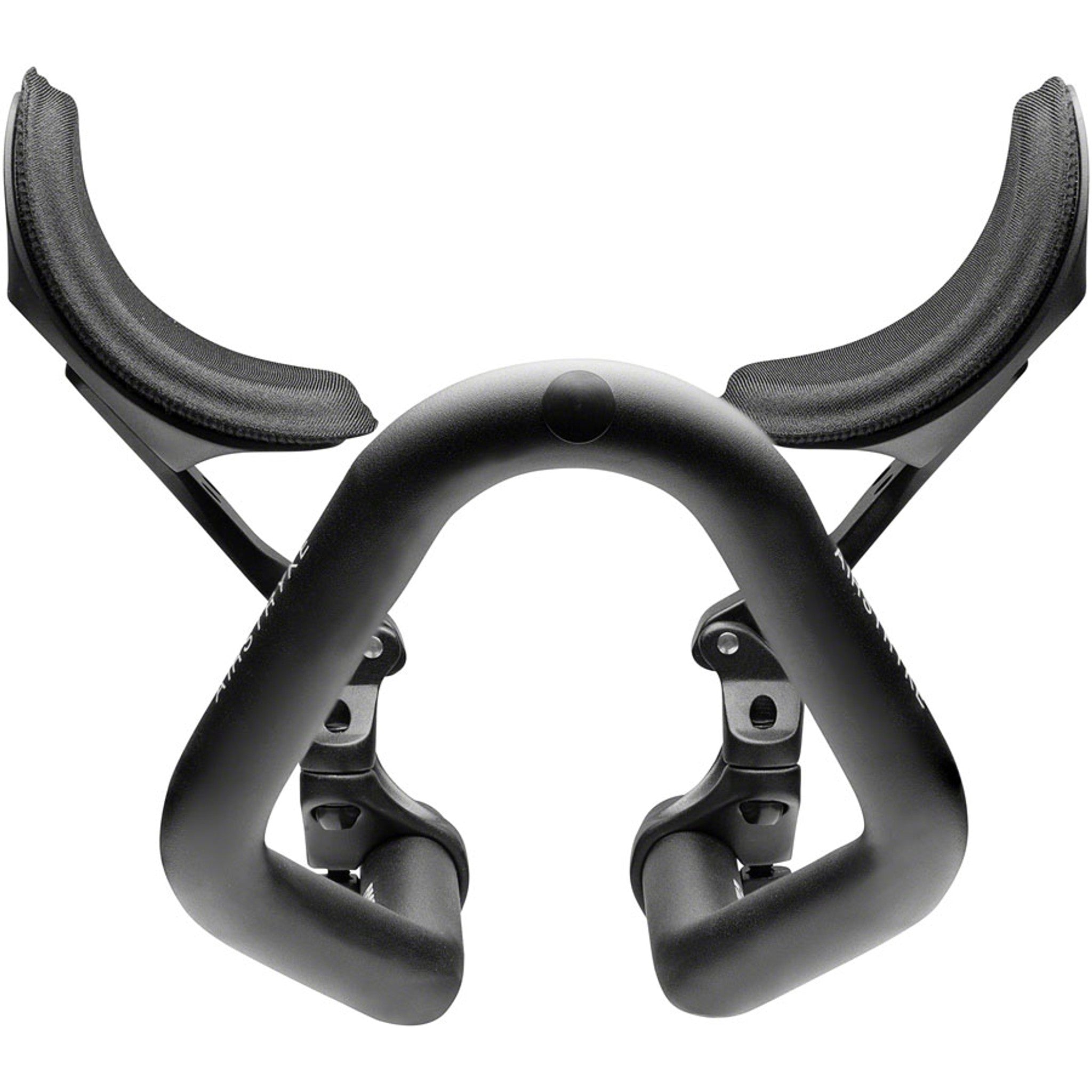 Airstryke II Aluminum Aerobar: Ergo Armrest, L2 Flip-Up Bracket, Matte Black