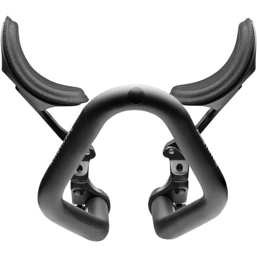 Airstryke II Aluminum Aerobar: Ergo Armrest, L2 Flip-Up Bracket, Matte Black