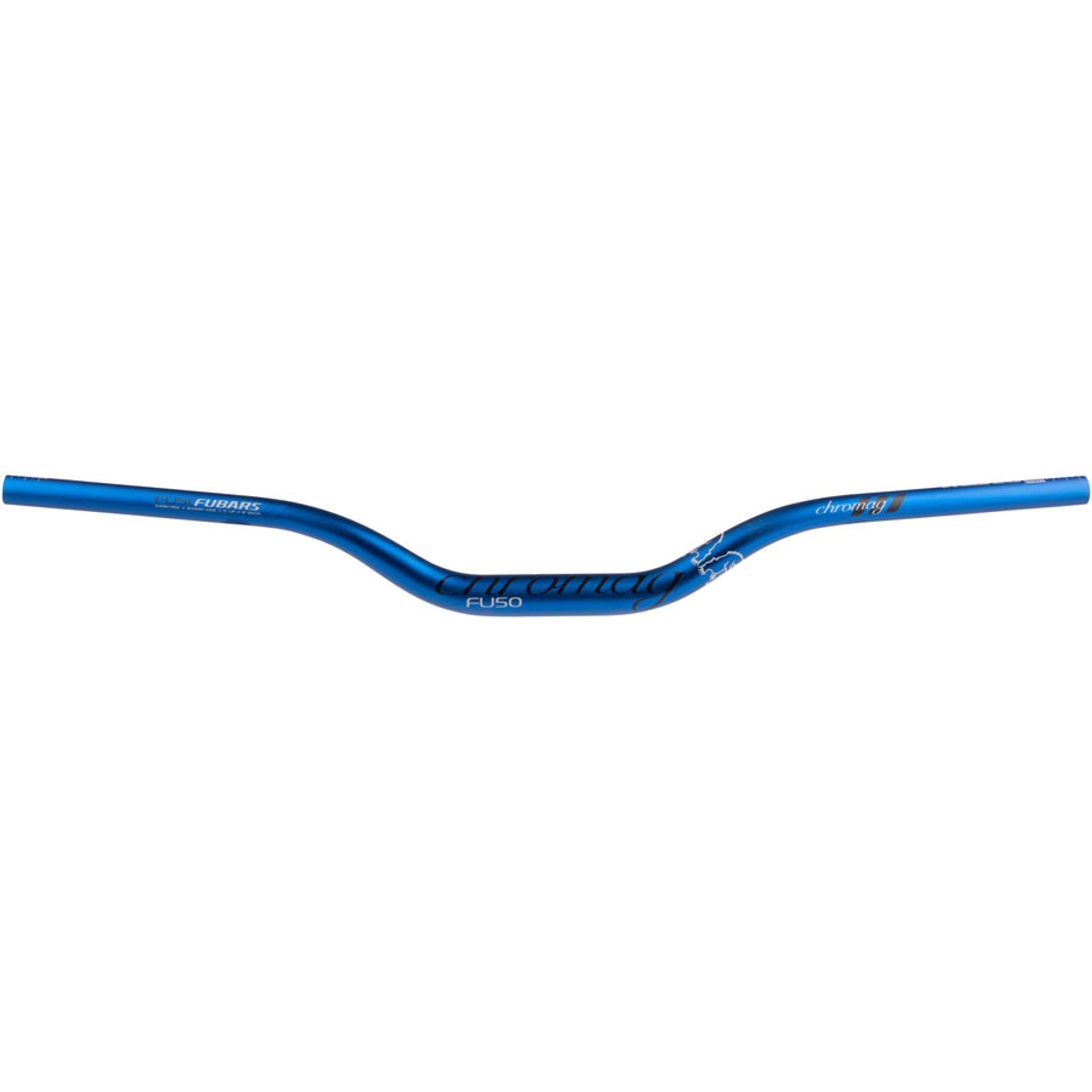 Fubars FU50 Handlebar - Aluminum, 50mm Rise, 31.8mm, 800mm, Blue