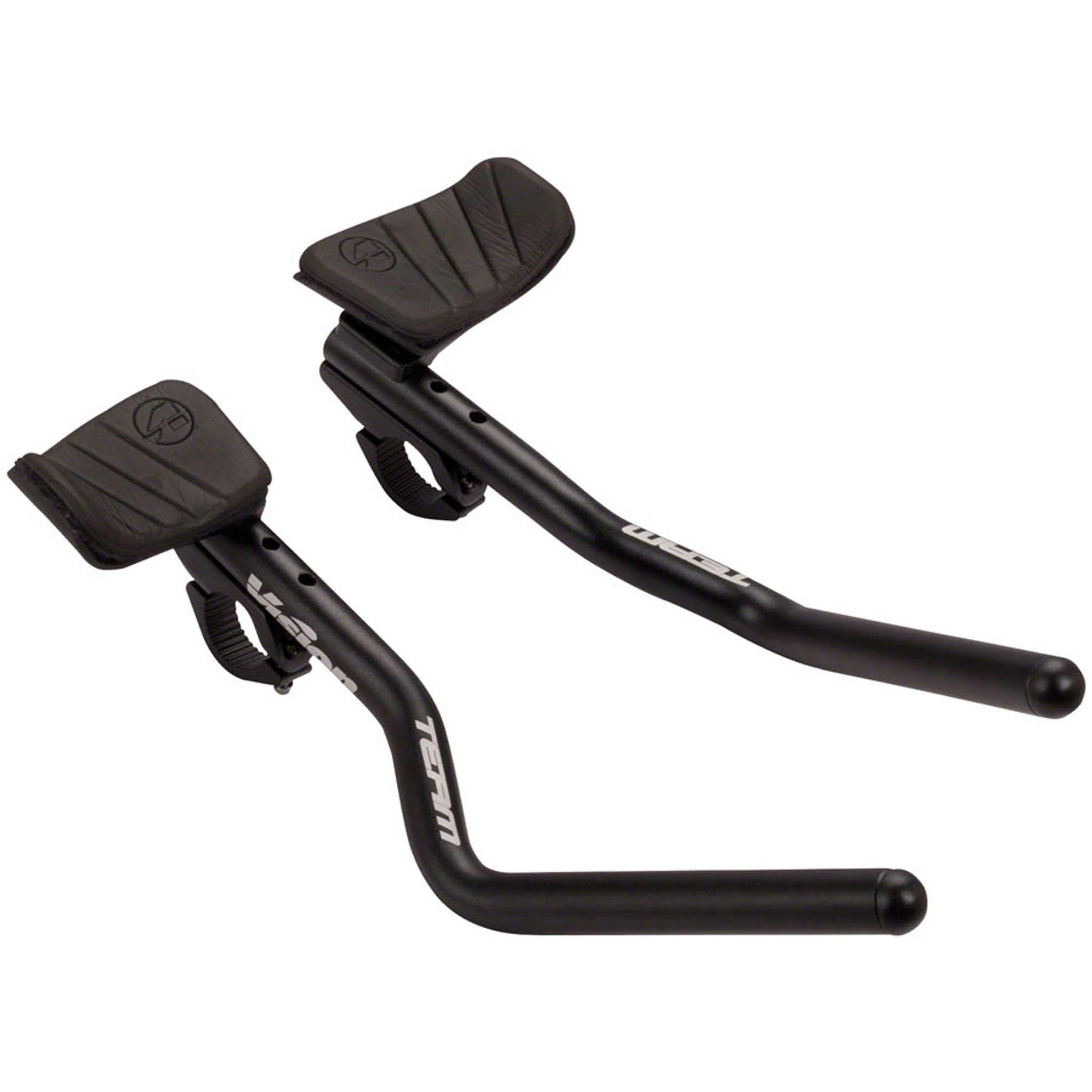 Team Clip-On Aero Bar - 31.8 x 230-270mm J-Bend, Black