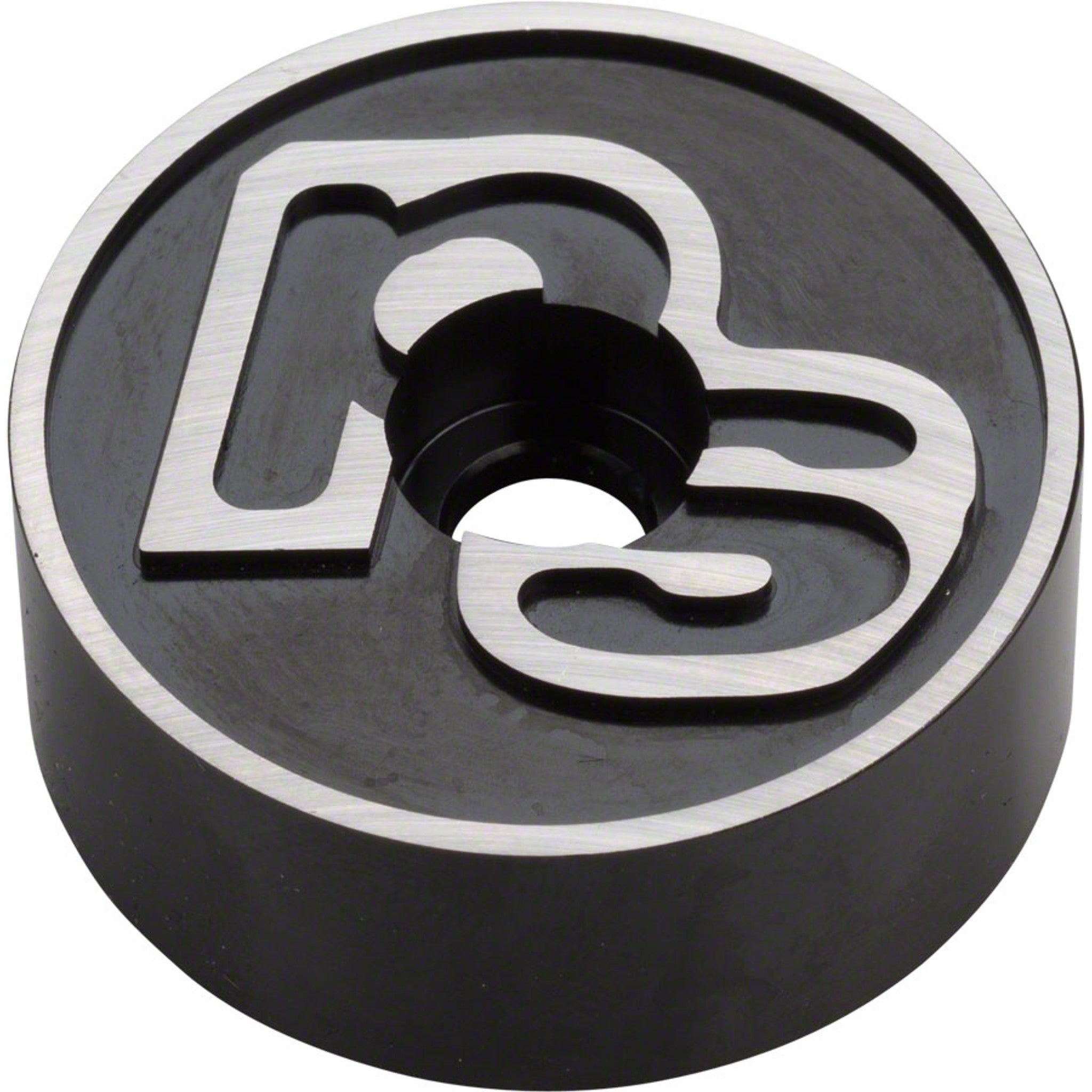 Problem Solvers Pog Top Cap and 10mm headset spacer - Black w/ Logo