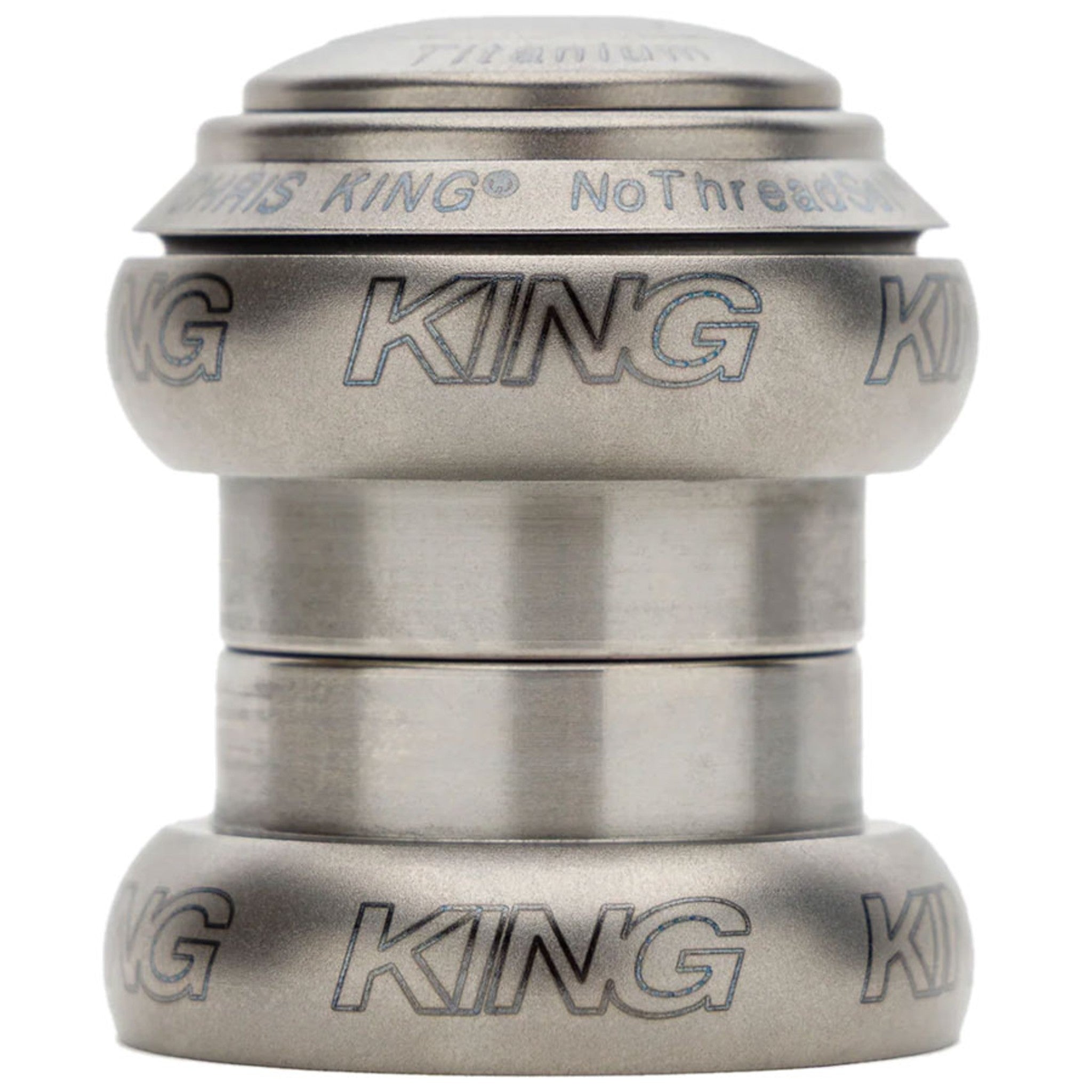 Chris King NoThreadSet Titanium Headset - 1-1/8", EC34 Upper / EC34 Lower, Titanium