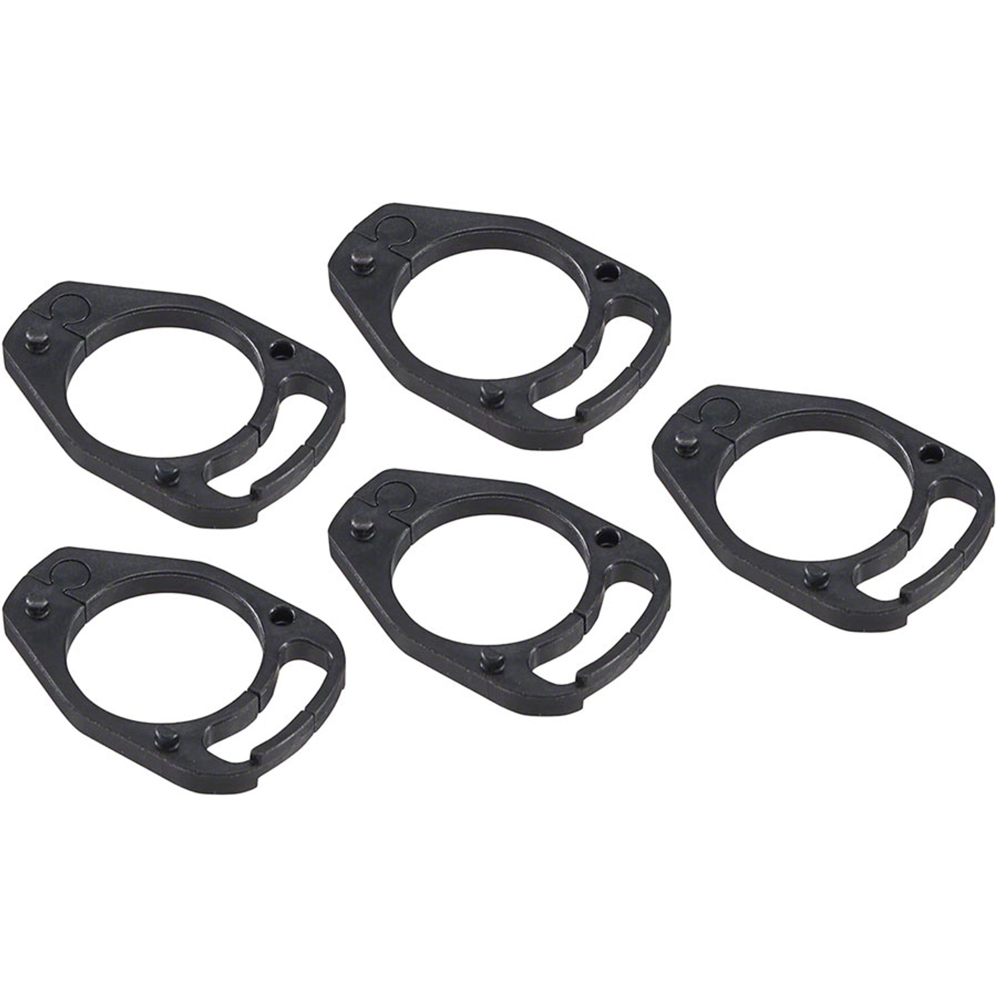 Switch Headset Stack Spacers - Switch System Compatibility Only, 5mm, 5 Pack, Black