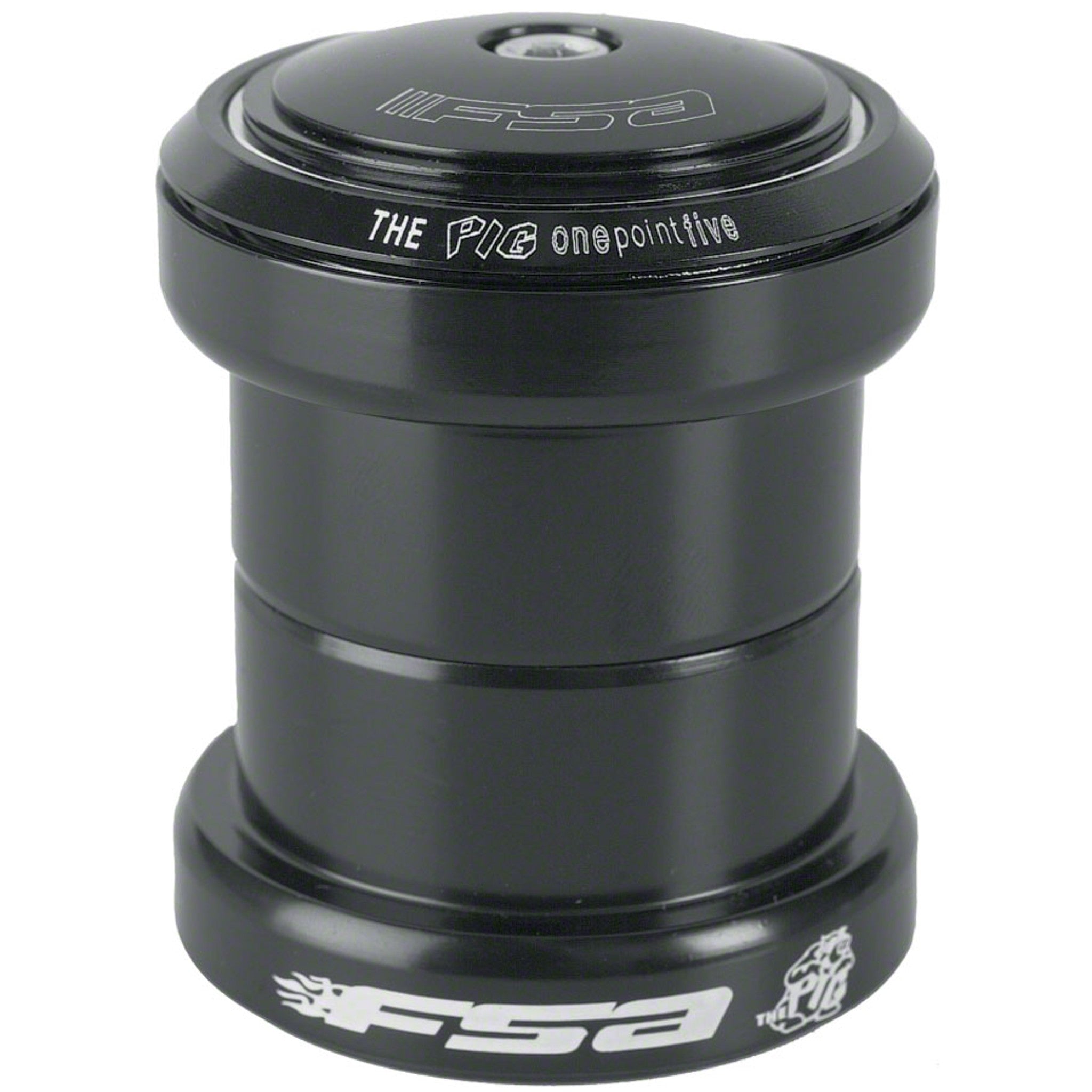 Full Speed Ahead Big Fat Pig 1.5" Threadless Headset, Black