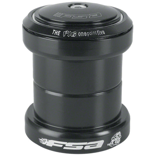 Full Speed Ahead Big Fat Pig 1.5" Threadless Headset, Black