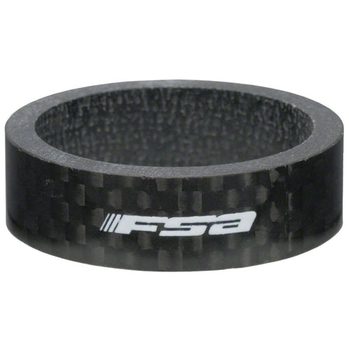 FSA Carbon Headset Spacer 1-1/8" x 10mm with Logo
