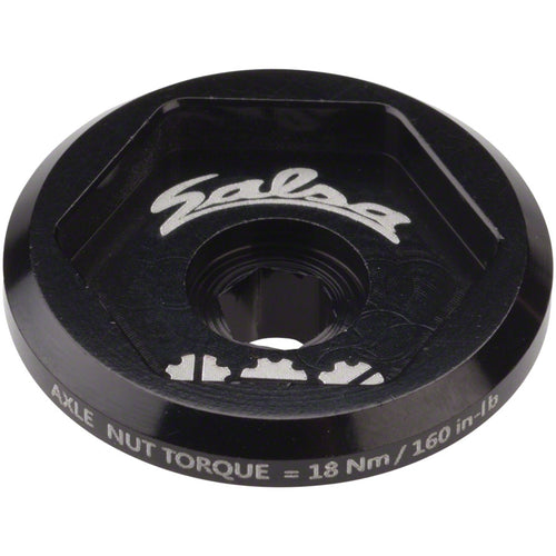 Salsa Split Pivot Dropout Tool Top Cap Black with Black Bolt