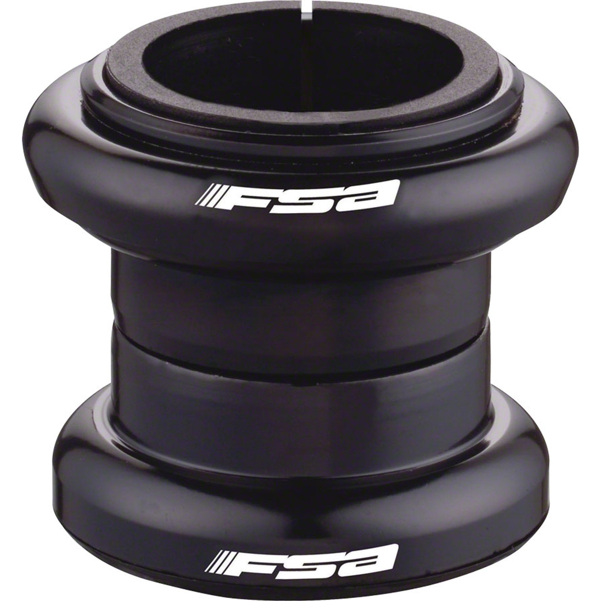 Full Speed Ahead TH-855 1-1/8" Black Threadless Headset Black 5/32x20 Caged balls