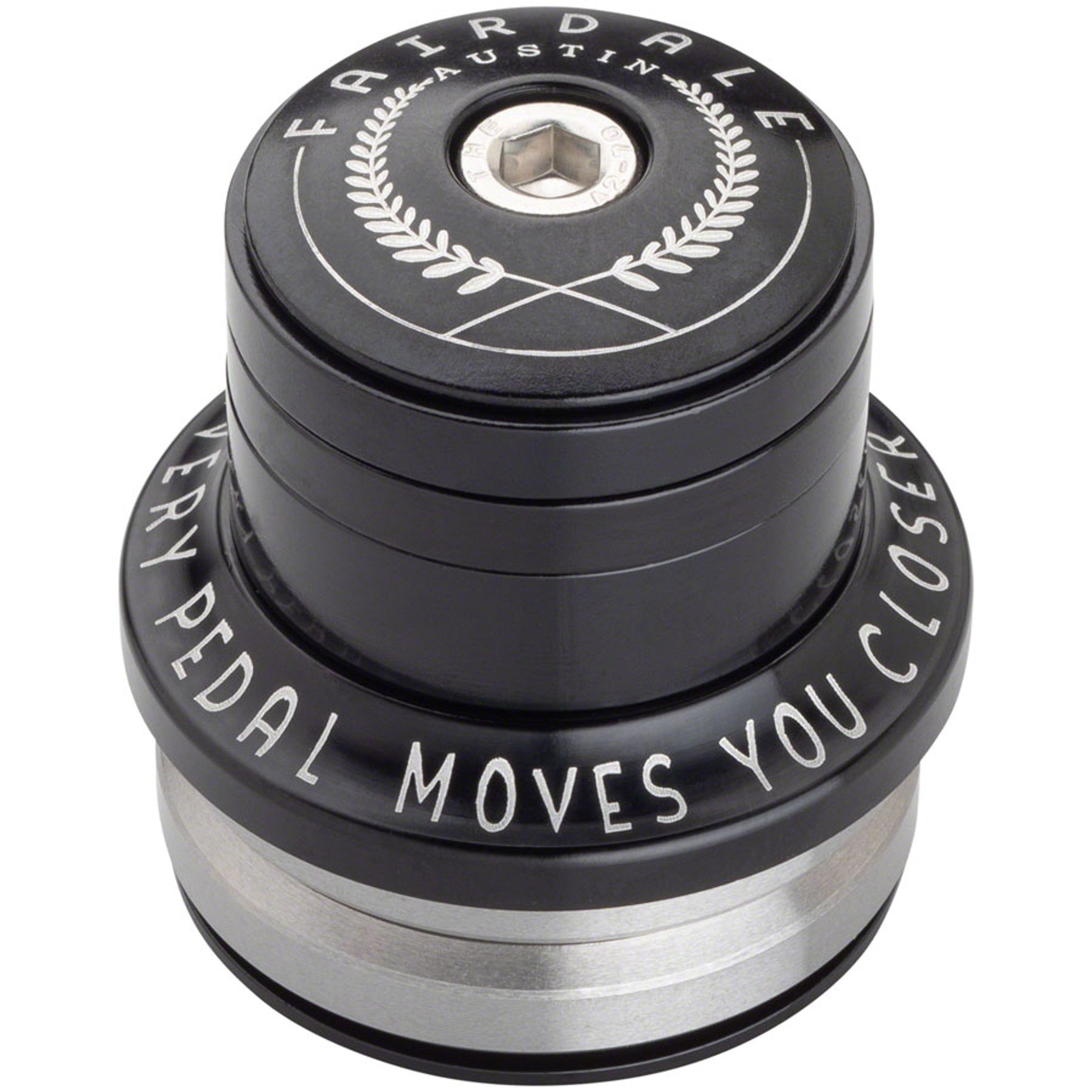 Integrated 1-1/8" Headset Black