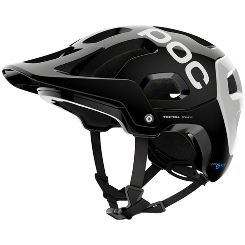 POC Tectal Race SPIN Helmet - Uranium Black/Hydrogen White, Medium