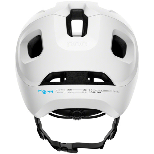 Axion Spin Helmet - Matte White, Medium/Large