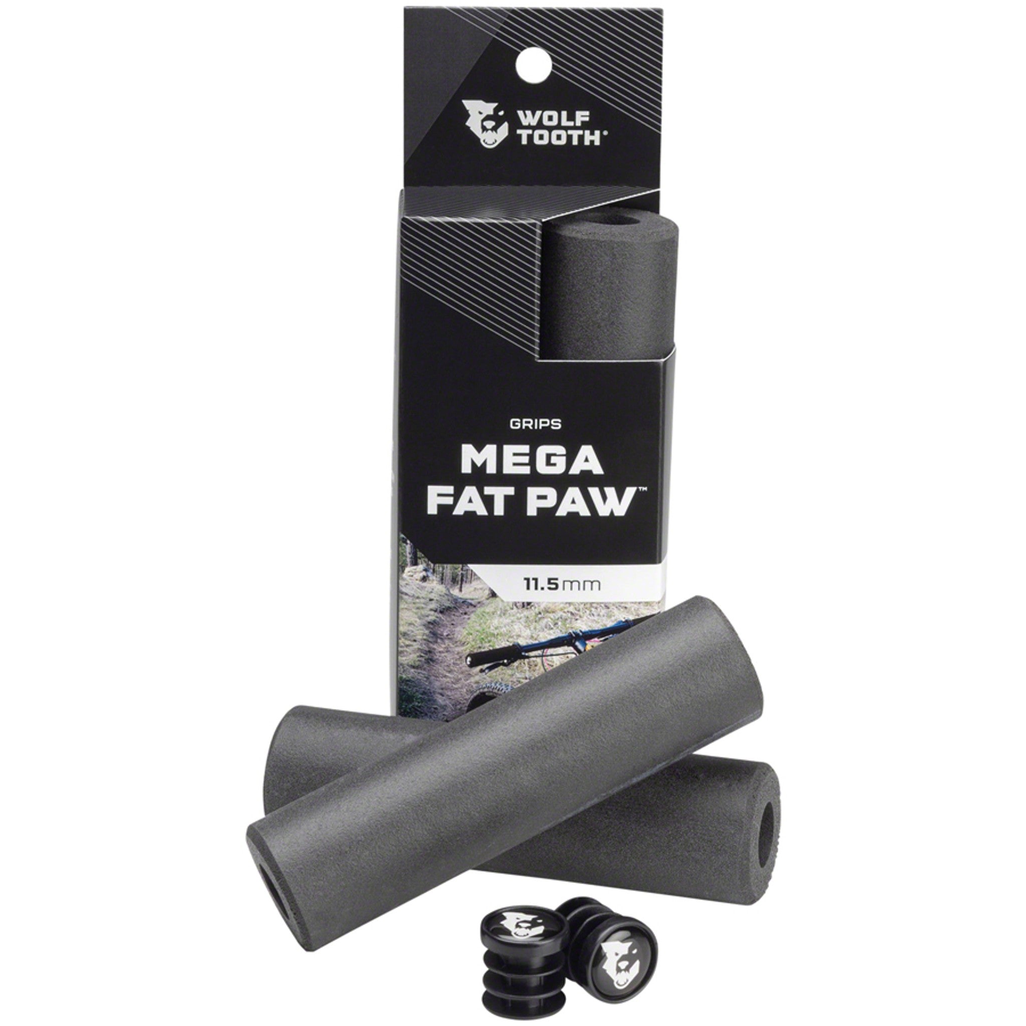 Wolf Tooth Mega Fat Paw Grips - Black