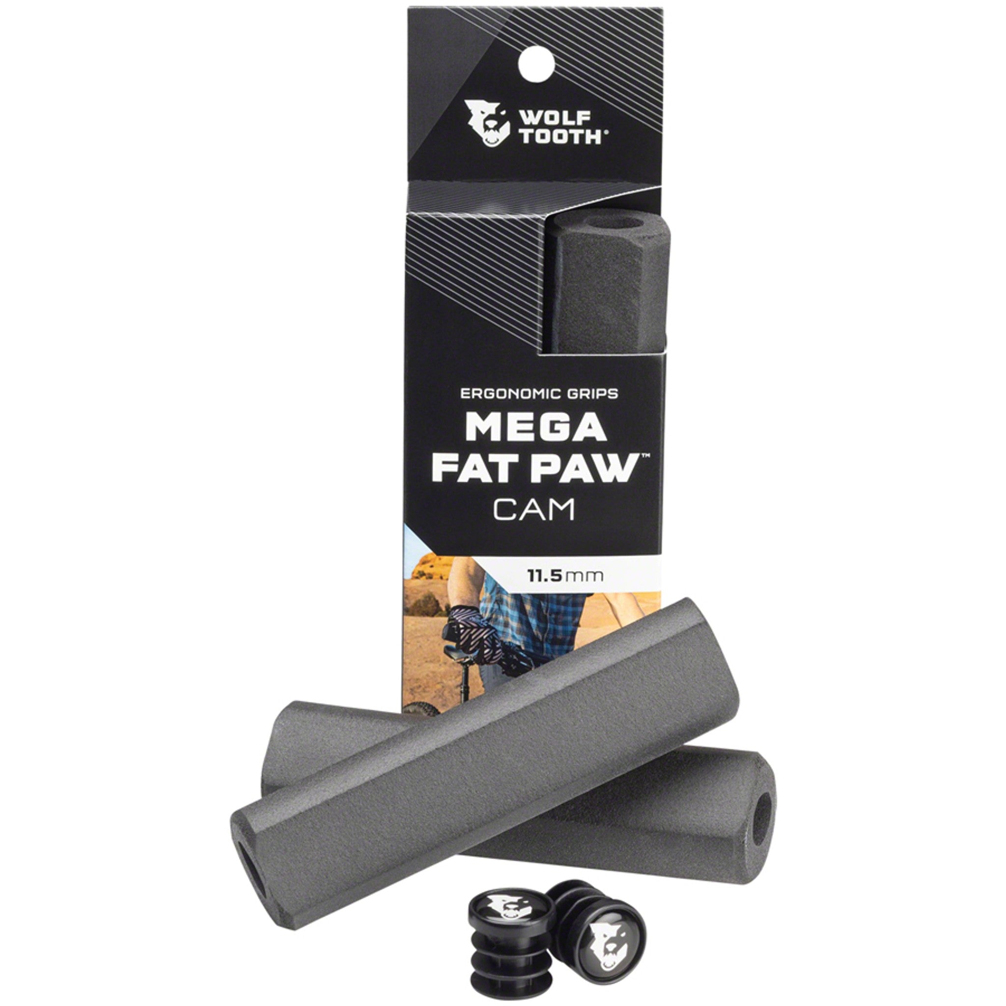 Wolf Tooth Mega Fat Paw Cam Grips - Black