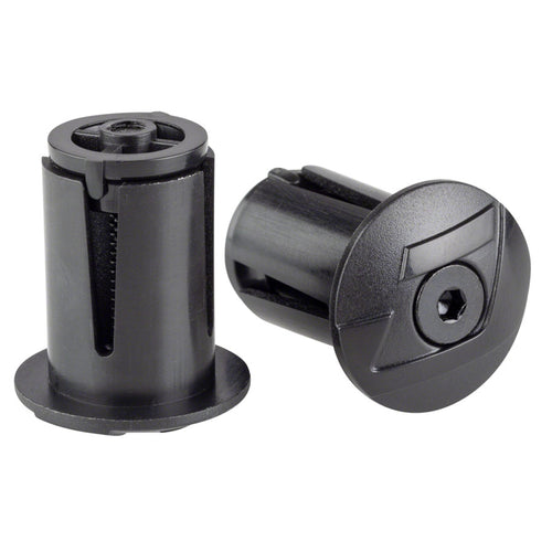 Locking Bar End Plugs, Black