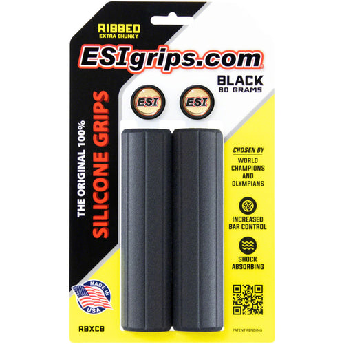 Ribbed Extra Chunky Grips - Black