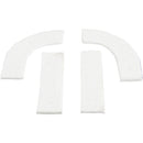 Pro Anti-Vibration Handlebar Pad Set - eTPU Foam, For Drop Bars, White