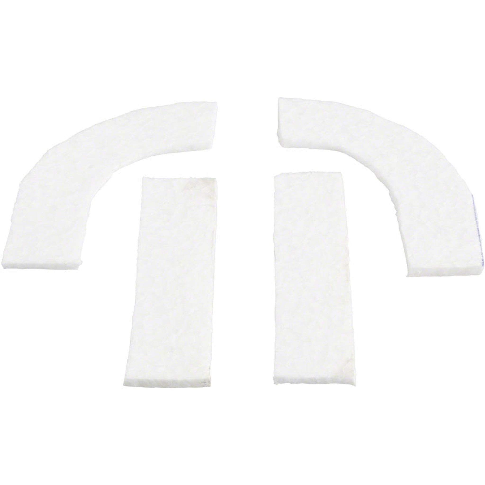 Pro Anti-Vibration Handlebar Pad Set - eTPU Foam, For Drop Bars, White
