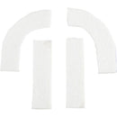 Pro Anti-Vibration Handlebar Pad Set - eTPU Foam, For Drop Bars, White
