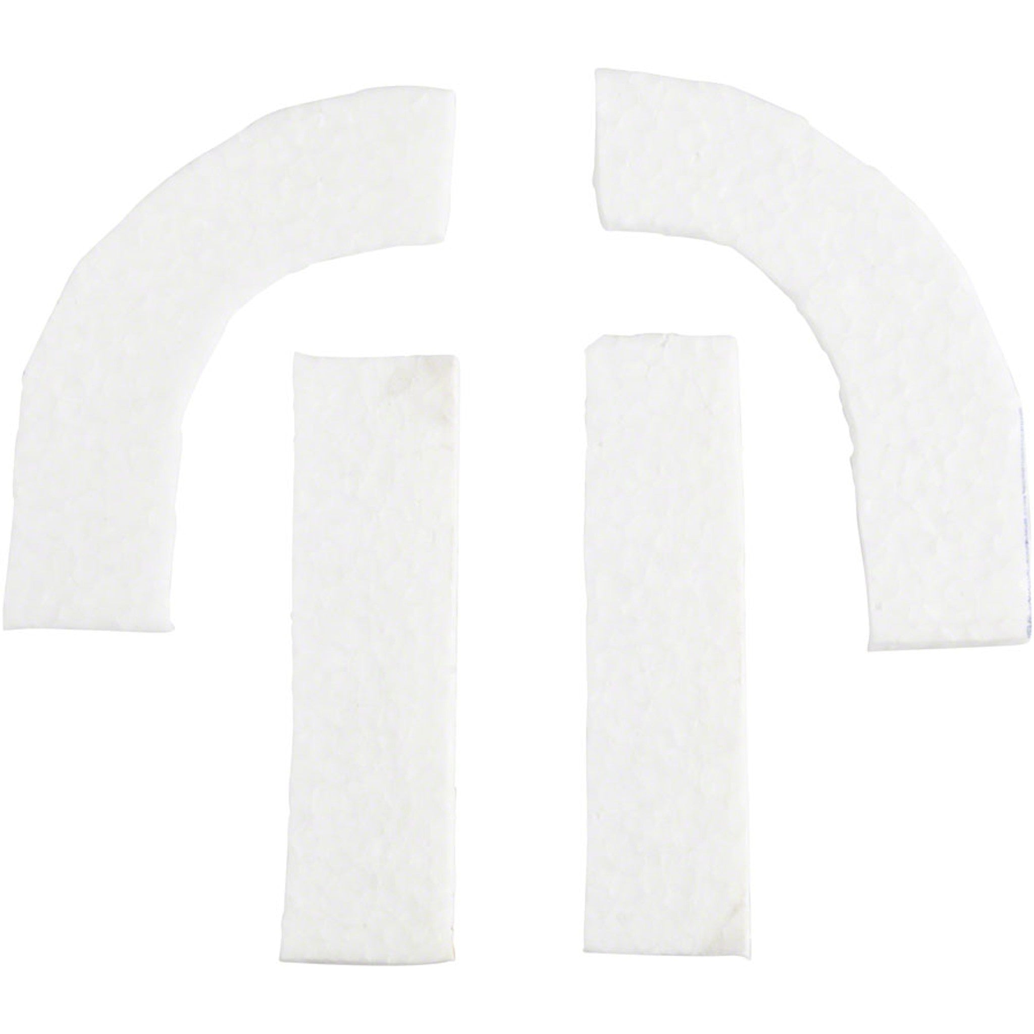 Pro Anti-Vibration Handlebar Pad Set - eTPU Foam, For Drop Bars, White