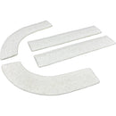 Pro Anti-Vibration Handlebar Pad Set - eTPU Foam, For Drop Bars, White