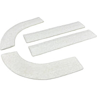 Pro Anti-Vibration Handlebar Pad Set - eTPU Foam, For Drop Bars, White