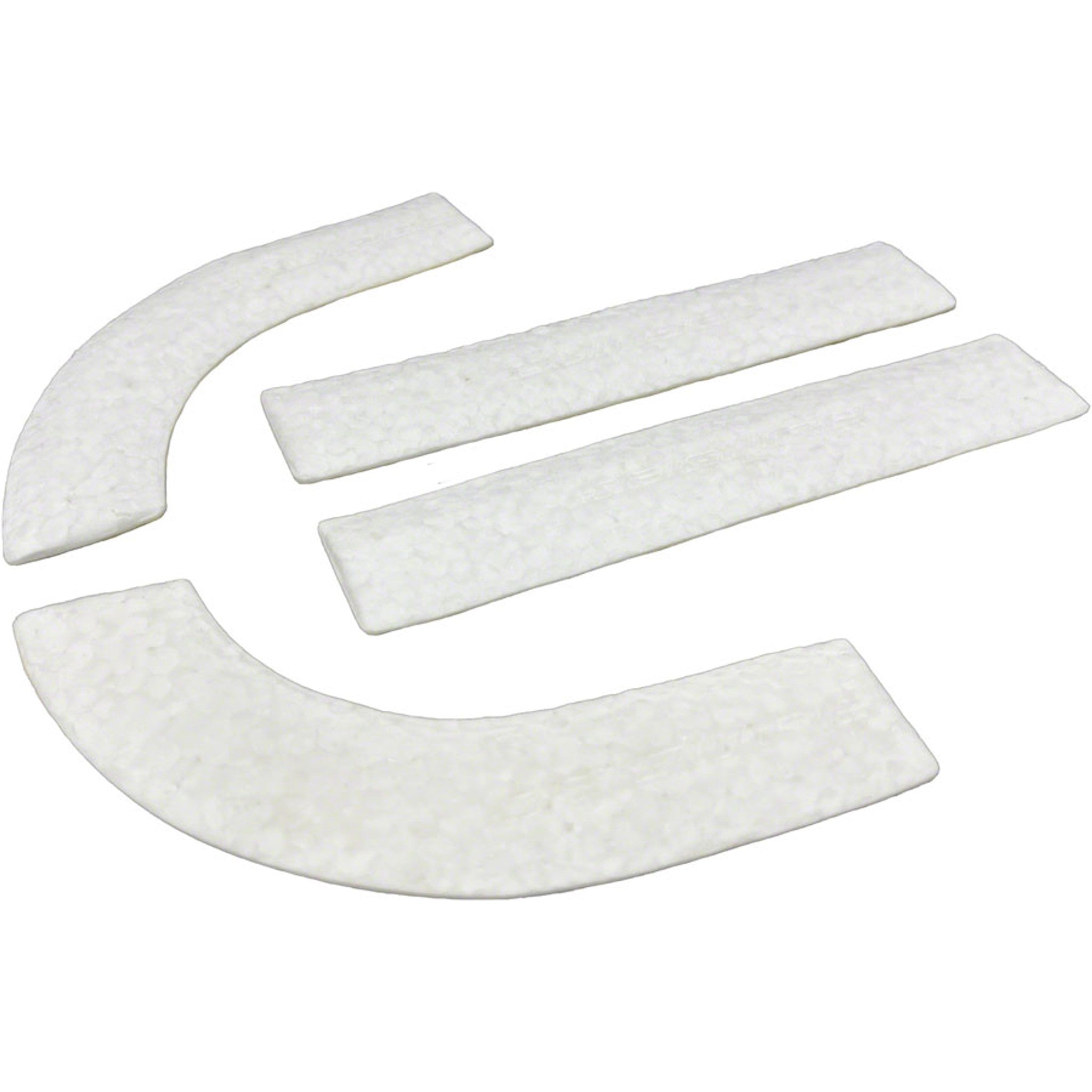 Pro Anti-Vibration Handlebar Pad Set - eTPU Foam, For Drop Bars, White
